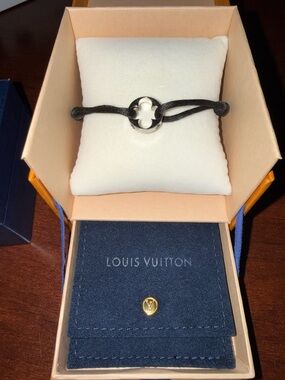 Empreinte Cord Bracelet, White Gold